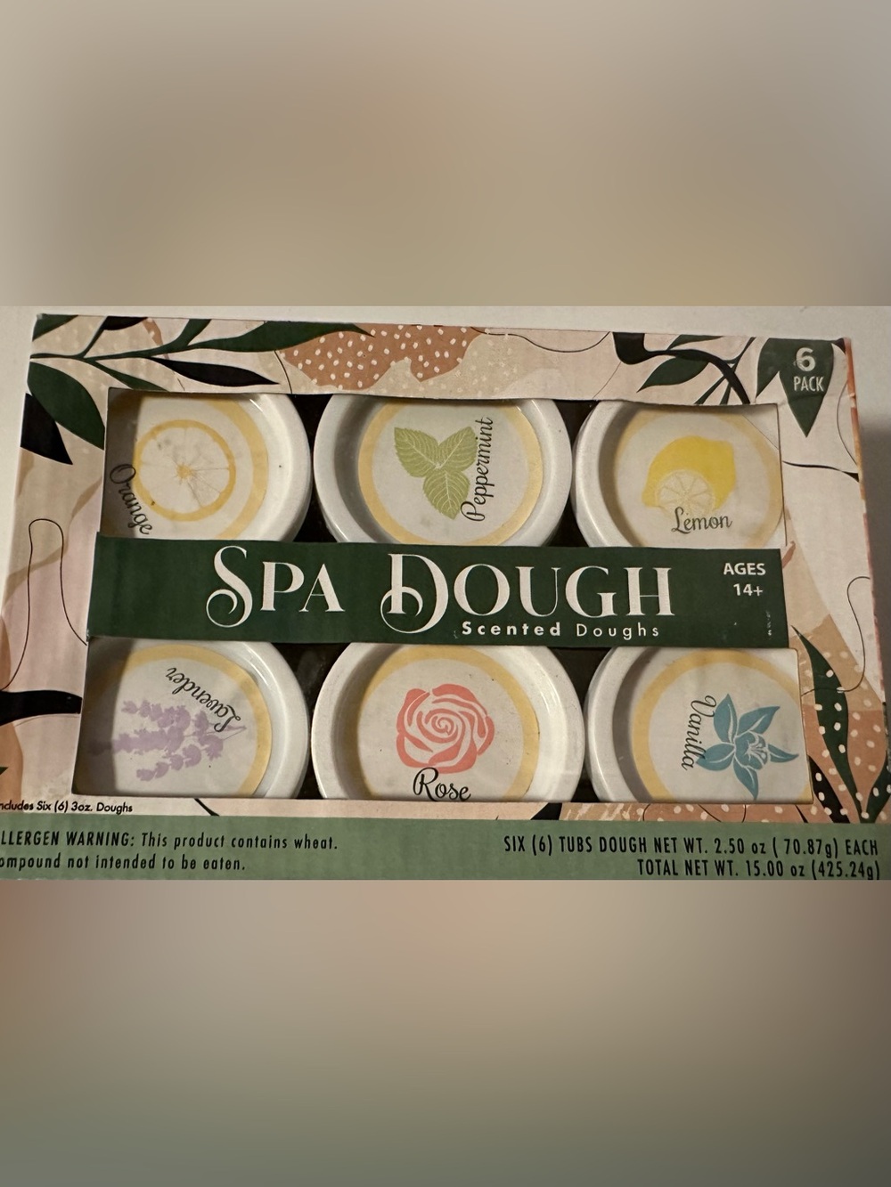 Scented Bath Doughs Gift Set - Green Accents